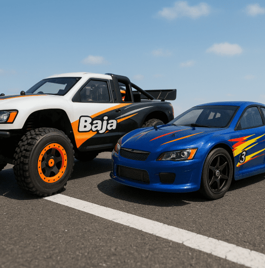 مقایسه‌ی دو غول نیترو: HSP GTR Nitro در برابر Baja 5T