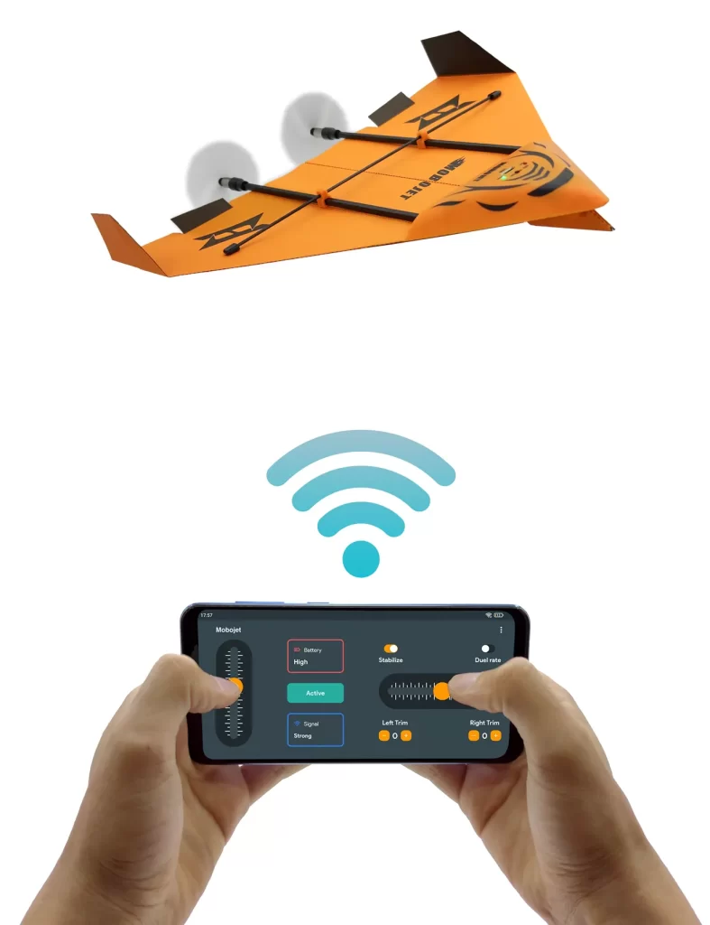 هواپیما کنترلی با گوشی همراه موبوجت