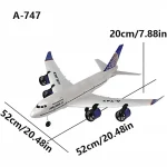 هواپیما کنترلی مسافربری بویینگ 747 سه کاناله بزرگ b747 فوم فشرده نشکن