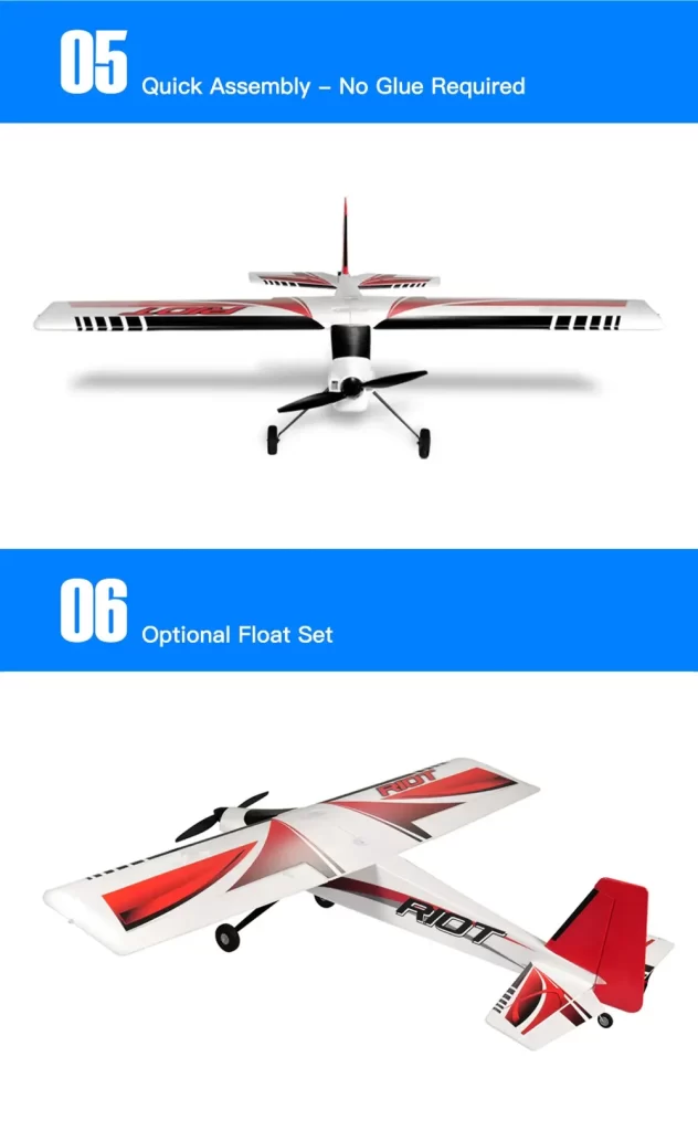 هواپیما کنترلی top rc hobby riot | خرید هواپیمای کنترلی riot | هواپیماکنترلی