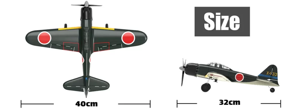 هواپیما کنترلی Mitsubishi A6M Zero خرید هواپیما کنترلی میتزوبیشی زیرو