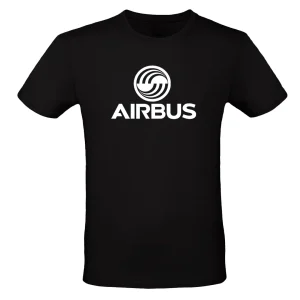 تیشرت مشکی ایرباس | خرید تیشرت مشکی ایرباس | طرح لباس airbus لوگو airbus