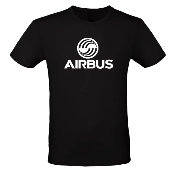 تیشرت مشکی ایرباس | خرید تیشرت مشکی ایرباس | طرح لباس airbus لوگو airbus