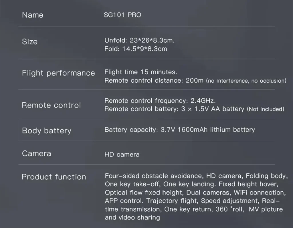 کوادکوپتر sg 101 pro | خرید کوادکوپتر SG101Pro | خرید کوادکوپتر اسباب بازی