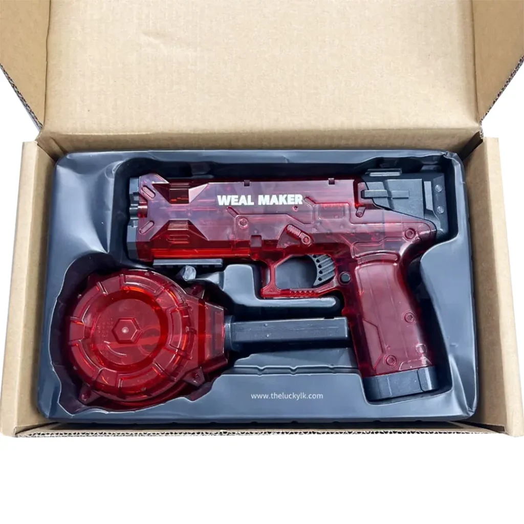 تفنگ آبپاش weal maker کلتی خرید تفنگ کلتی آبپاش برقی شارژی اتوماتیک باتری ویل میکر