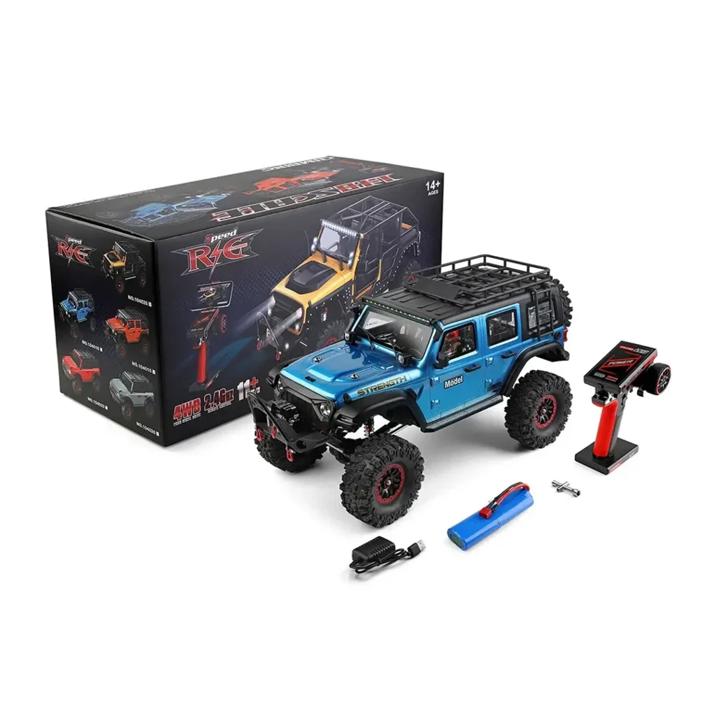 ماشین کنترلی آف رودی حرفه ای رنچ دار WLtoys 104010 با طناب بوکسل قدرتمند