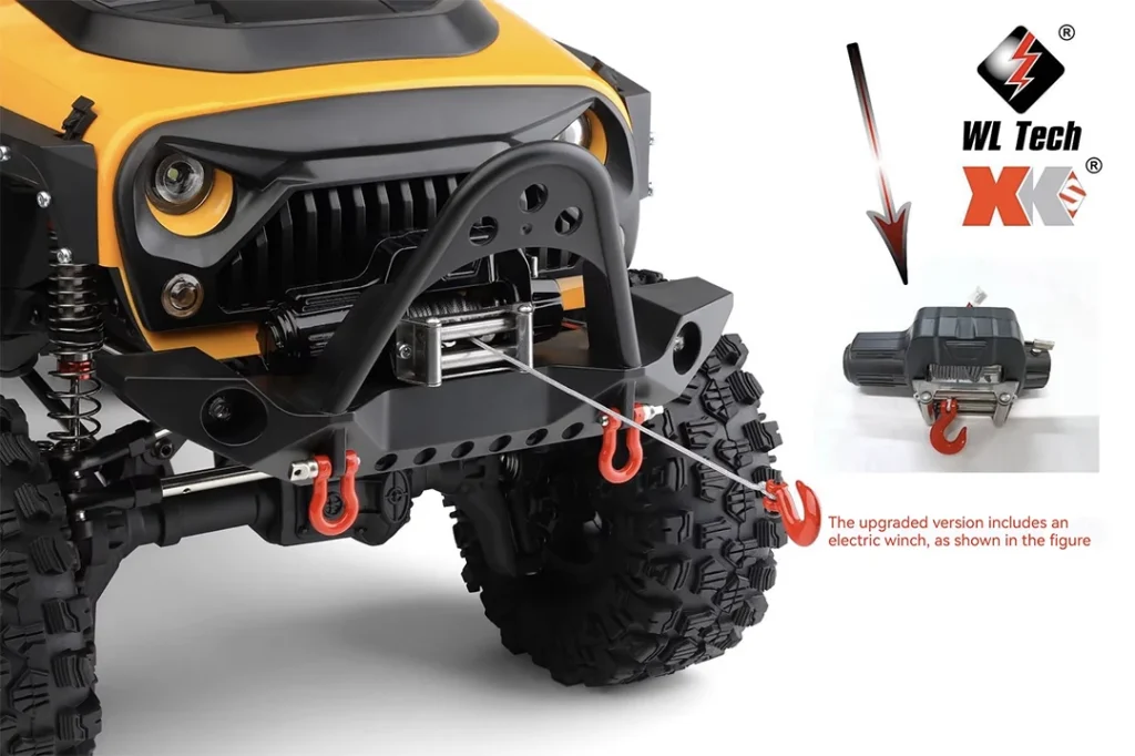 ماشین کنترلی آف رودی حرفه ای رنچ دار WLtoys 104010 با طناب بوکسل قدرتمند