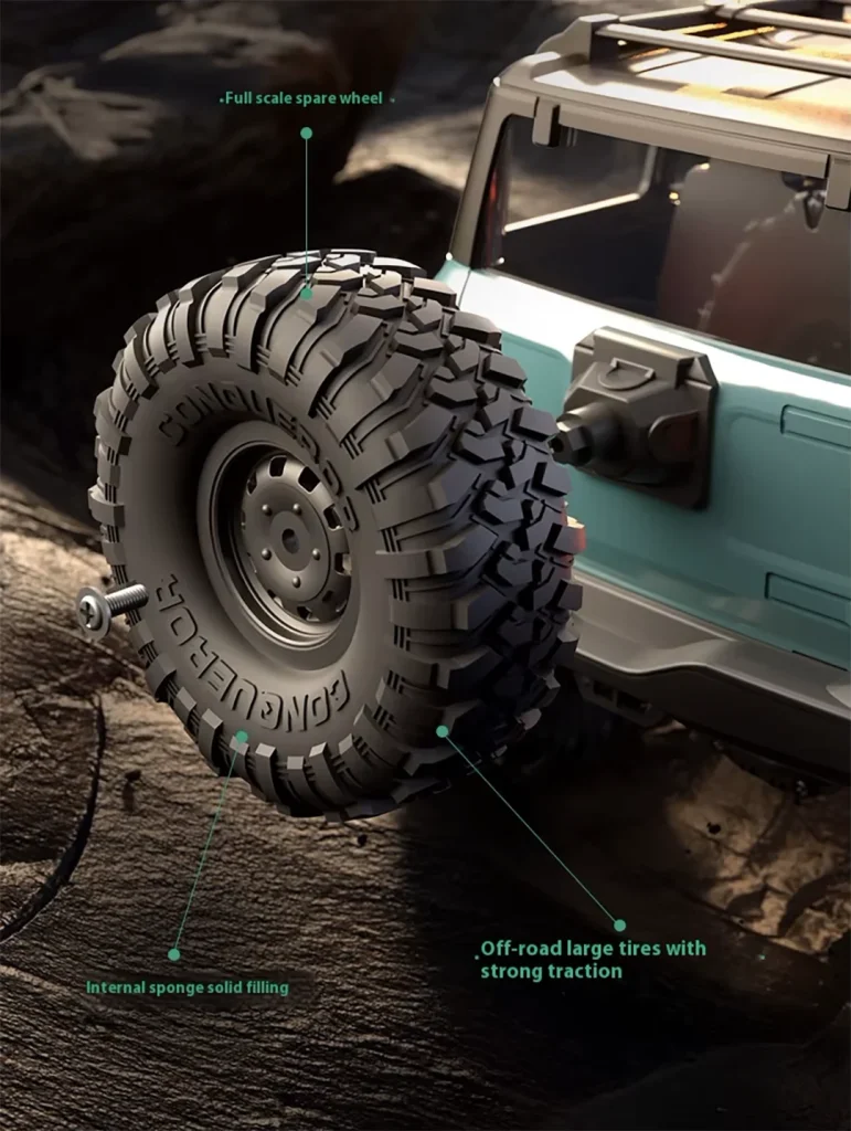 خرید ماشین کنترلی برند HB R16 آفرودی با قابلیت شیب زنی مدل فورد برانکو ford