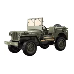 ماشین کنترلی jjrc willys c8815 جیپ آفرودی شیب زن و حرفه ای همراه با وینچ طناب و چادر