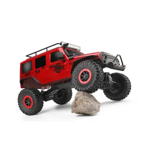ماشین کنترلی آفرودی Wl toys 104311 با موتور براش رنگ قرمز اسباب بازی هدیه کنترلی wl104311