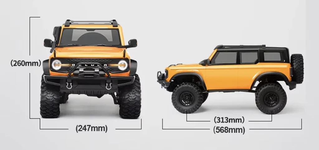 خرید ماشین کنترلی فورد برانکو ماشین کنترلی ford bronco مخصوص آفرود با دو حال حرکتی